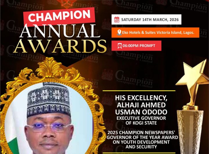Ododo bags Champion Newspapers Governor of the year