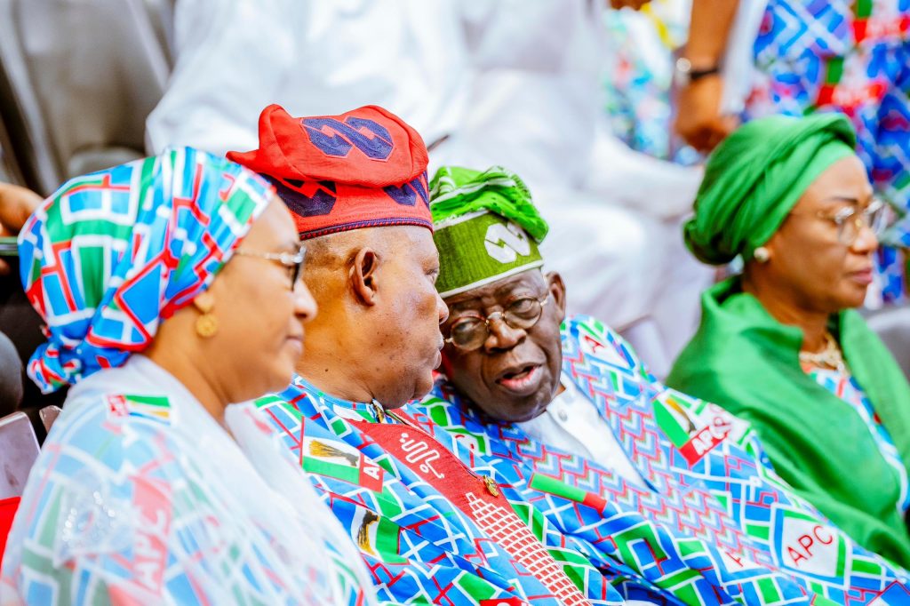 Shettima Tinubu at APC convention.