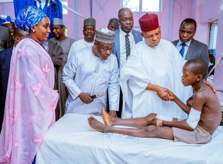 Shettima visits Maiduguri bomb blast victims, vows end to Boko Haram as NEMA begins relief distribution