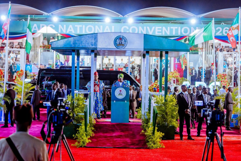 Tinubu at APC national convention