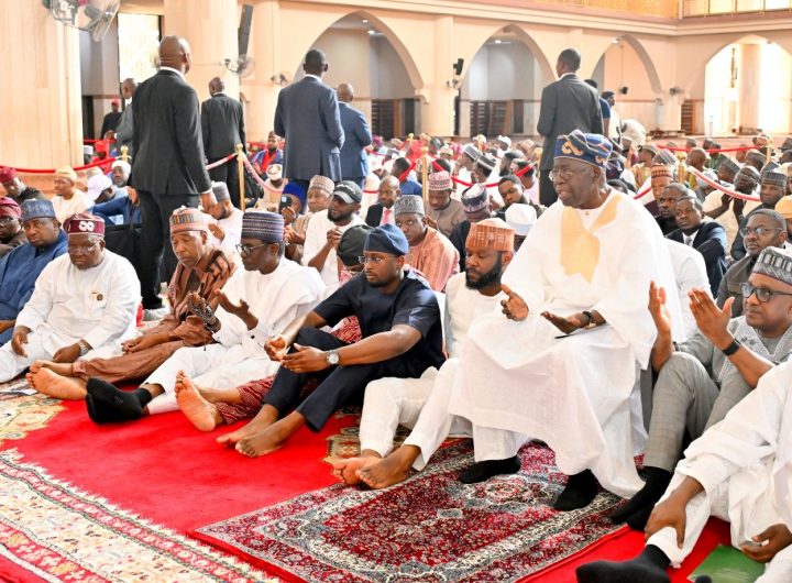 PHOTONews: Tinubu’s birthday pictures at the Mosque and State House: ﻿