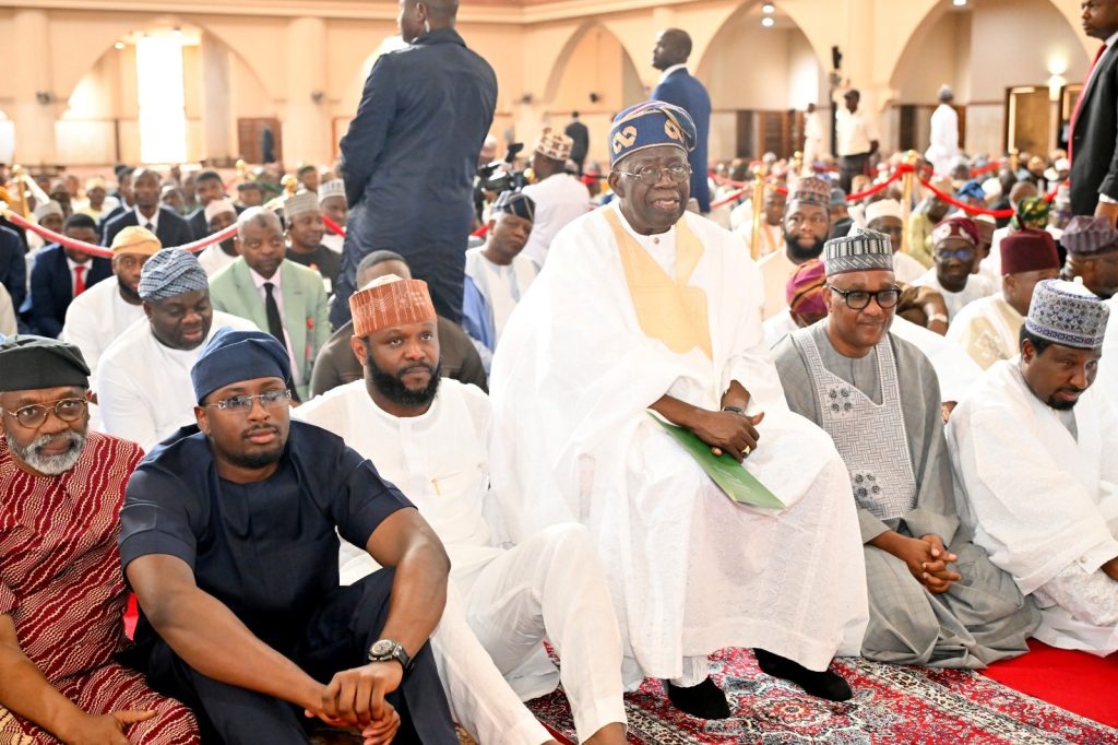 PHOTONews: Tinubu’s birthday pictures at the Mosque and State House: ﻿