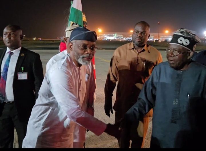 President Tinubu returns to Abuja