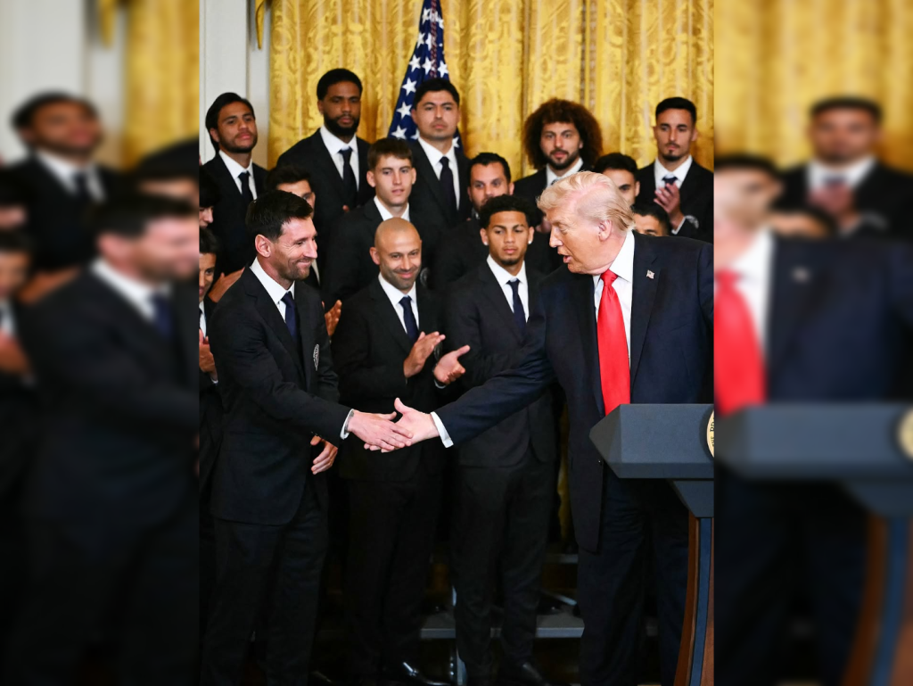 Trump hosts Messi, Inter Miami at White House after historic MLS Cup triumph