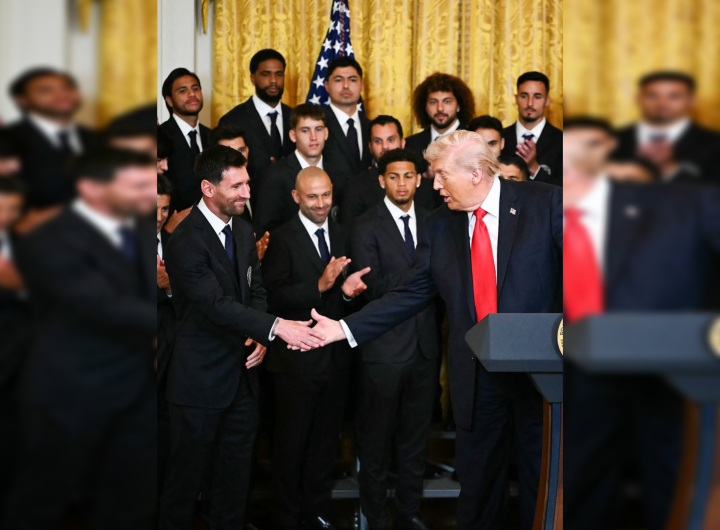 Trump hosts Messi, Inter Miami at White House after historic MLS Cup triumph