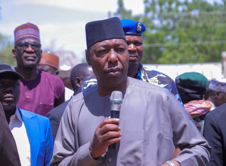 Zulum pays sympathy visit to victims of Ngoshe attack, assures rescue of abducted residents