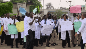 Nigerian health workers protest in Abuja against controversial regulatory bill 2 Abuja Nigeria health workers protests