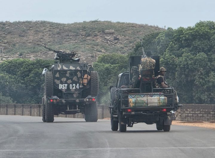Nigerian Army troops on patrol