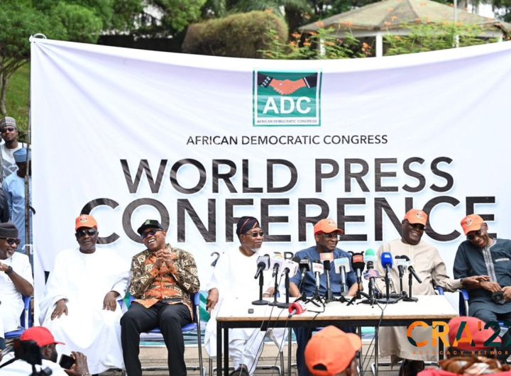 David Mark delivers major address at ADC World Press Conference in Abuja