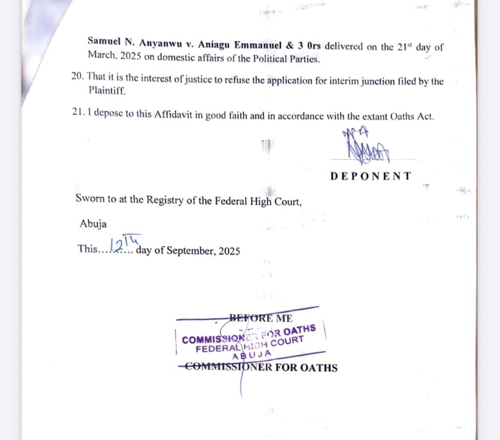 ADC releases certified affidavit from INEC2