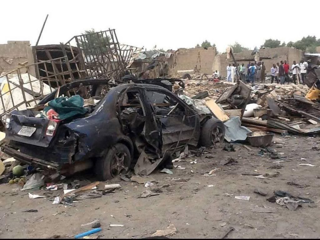Atiku, Amnesty International demand probe as over 100 civilians reportedly killed in Yobe market bombing