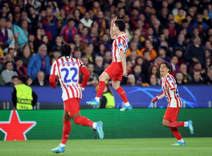 Atlético Madrid stun Barcelona 2-0 at Camp Nou after Pau Cubarsí's Red card, take Champions League control