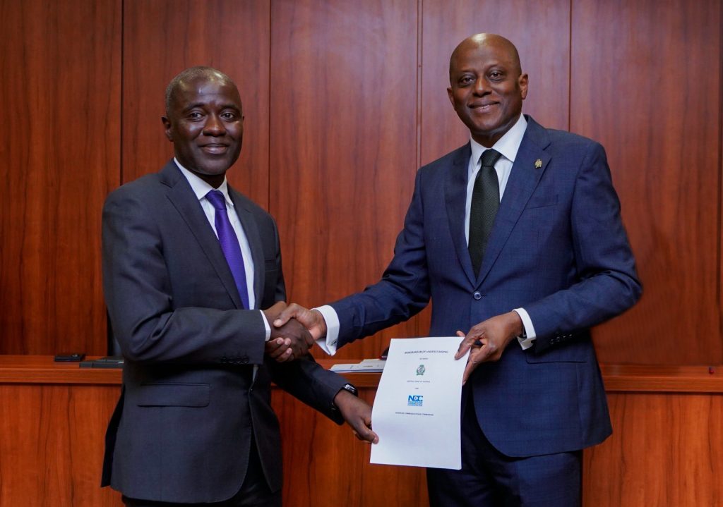 PHOTONews: CBN, NCC Sign Landmark MoU on Data Sharing and Information Management in Abuja
