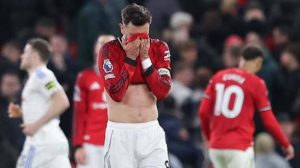 Carrick suffers first home loss as Manchester United fall to Leeds at Old Trafford 3 Carrick suffers first home loss as Manchester United fall to Leeds at Old Trafford