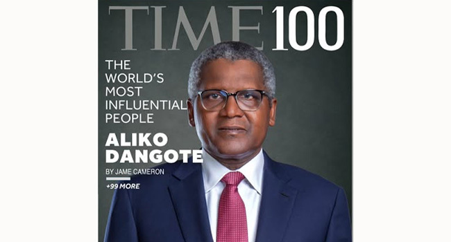 Dangote, Trump, Xi Jinping make TIME 100 Most Influential People 2026 list