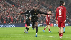 Dembele double sinks Liverpool as PSG, Atletico reach Champions League semi finals 2 Dembele double sinks Liverpool as PSG, Atletico reach Champions League semi finals