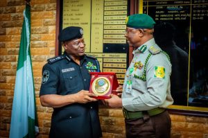 IGP Disu pays strategic courtesy visit to NCoS, calls for deeper criminal justice collaboration