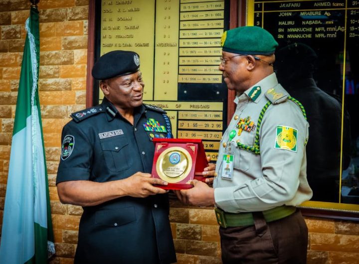 IGP Disu pays strategic courtesy visit to NCoS, calls for deeper criminal justice collaboration 16 IGP Disu pays strategic courtesy visit to NCoS, calls for deeper criminal justice collaboration