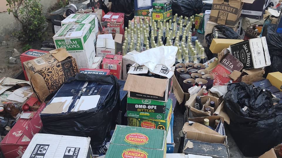 NAFDAC dismantles illegal alcohol production syndicates in Lagos, seizes products worth ₦350 million