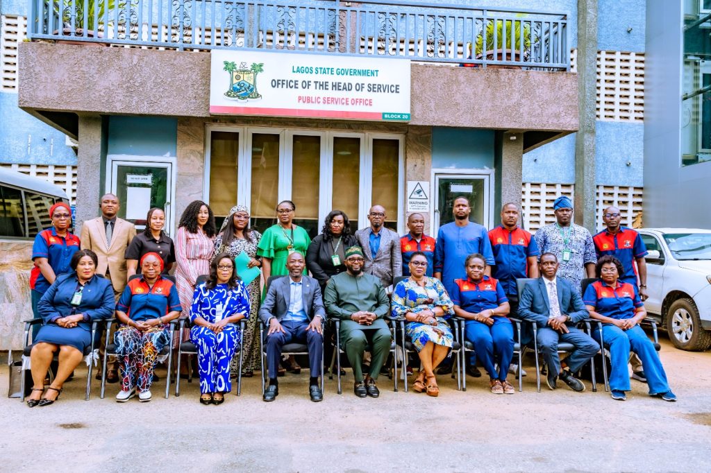 NSITF, Lagos team up to launch workers’ compensation scheme 1 NSITF Managing Director, Oluwaseun Faleye, led a team to meet Lagos Head of Service, Bode Agoro