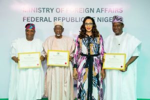 Nigeria Presents Letters of Credence to UK, France, UN Representatives