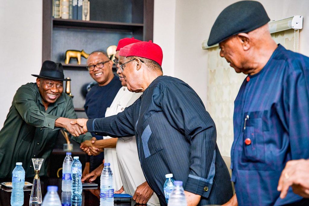 2027 race heats up as Obi, South-East leaders meet Jonathan over Nigeria’s future