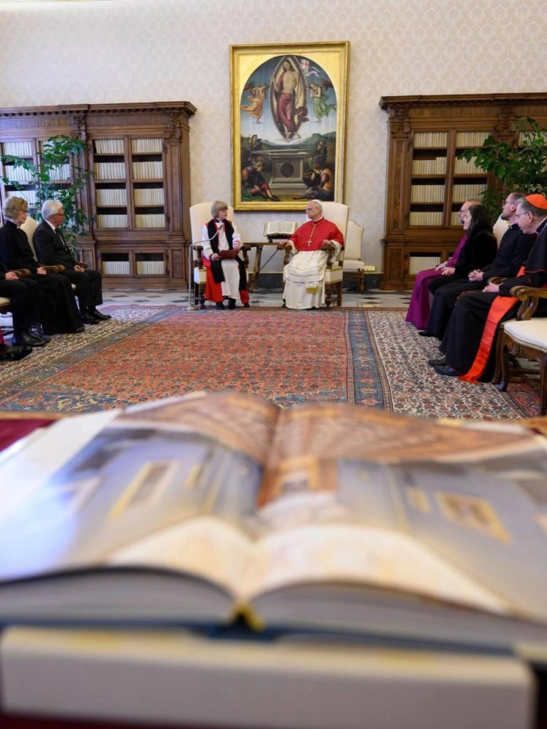 Pope Leo XIV meets first female Archbishop of Canterbury Sarah Mullally