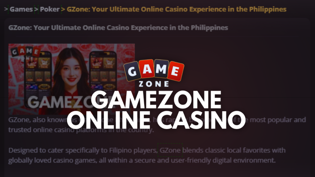 Responsible Play at GameZone Online Casino: Finding Balance Between Fun and Control