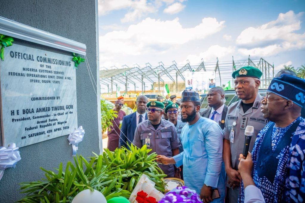 Tinubu commissions new Customs FOU ‘A’ Complex in Ogun