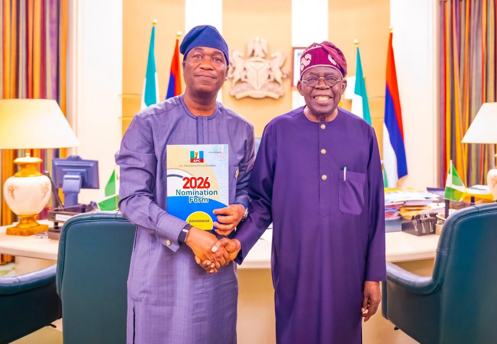 Tinubu endorses Hamzat for Lagos governorship race