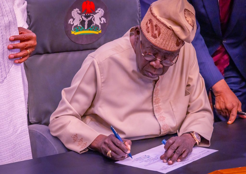 Tinubu assents to 2026 Appropriation Bill and 2025 budget extension