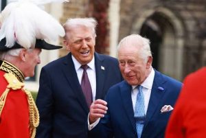 US President Donald Trump meets UK King Charles 11