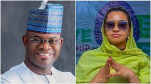 Former Kogi State Governor, Yahaya Bello and Senator Natasha Akpoti