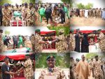 In a solemn and emotionally charged ceremony, the nation on Wednesday, 15 April 2026, laid to rest Late Brigadier General Omo Braimah, Captain Azubuike Michael Esimai, and other gallant soldiers who paid the supreme price in the line of duty.