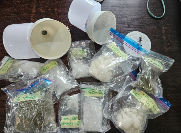 hard drugs concealed inside energy-saving bulbs