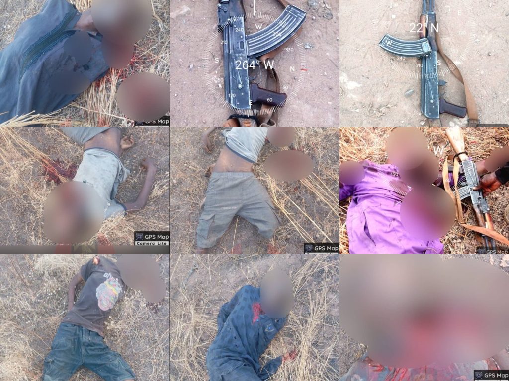 Troops eliminate several terrorists, recover arms and disrupt their logistics supplies in Plateau 1 Troops eliminate several terrorists, recover arms and disrupt their logistics supplies in Plateau