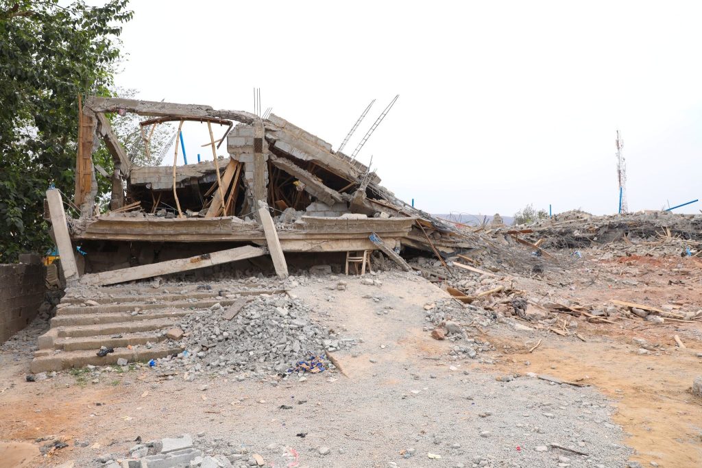 Jikwoyi building collapse: Wike orders arrest of owner, Govt takeover land for public use