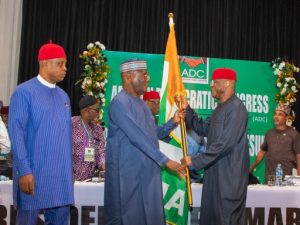 UPDATED: Atiku accepts ADC Presidential ticket, blasts APC for ‘crushing democracy’ ahead of 2027 election 2 Atiku accepts ADC Presidential ticket, blasts APC for ‘crushing democracy’ ahead of 2027 election