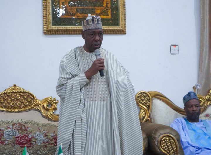 Zulum sympathises with Bama windstorm victims, orders assessment, cash 4 Borno State Governor, Babagana Zulum