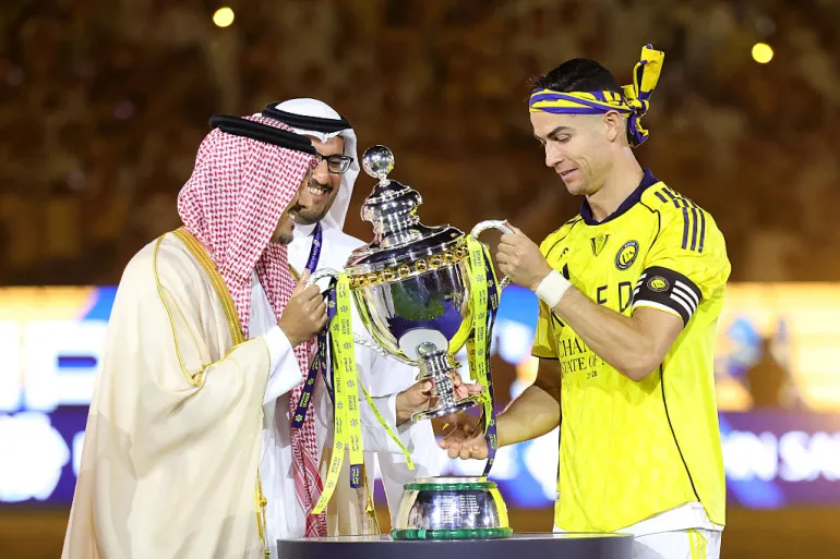 Ronaldo hits 973 career goals as Al Nassr end 7-year title drought 1 Cristiano Ronaldo of Al Nassr wins Saudi Arabia trophy