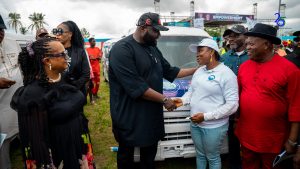 NDDC trains 500 youths, distributes buses, tricycles in Cross River 2 NDDC Distributes Buses Tricycles