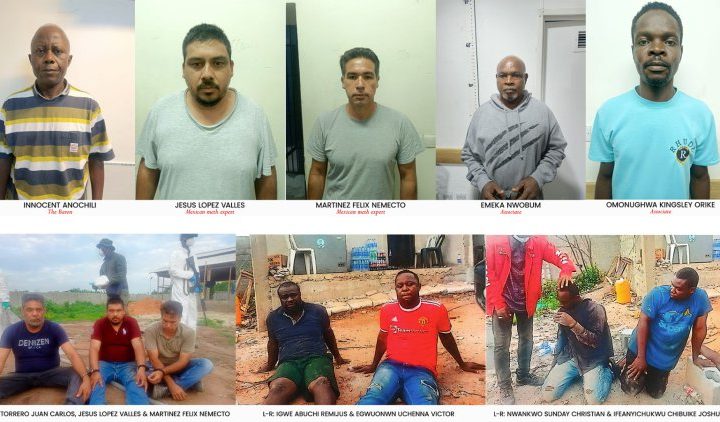Tinubu hails NDLEA in landmark success against transborder drug network 1 NDLEA busts Nigerian-Mexican meth cartel, arrests drug baron, 3 Mexicans, seizes N480bn drugs in Ogun forest lab
