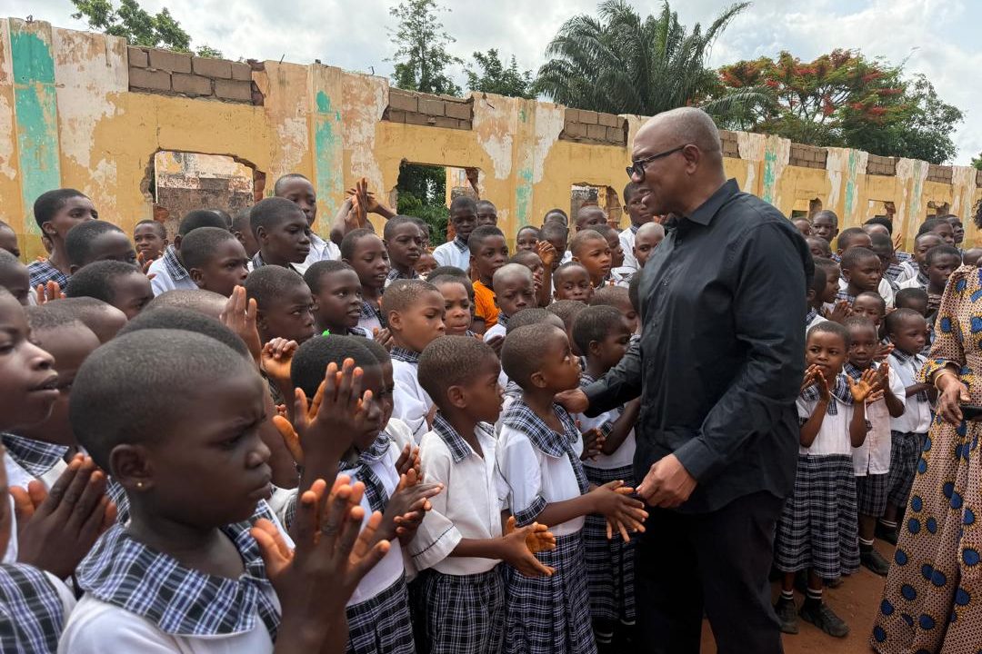 Peter Obi donates N10m for reconstruction of fire-damaged Agulu Primary School