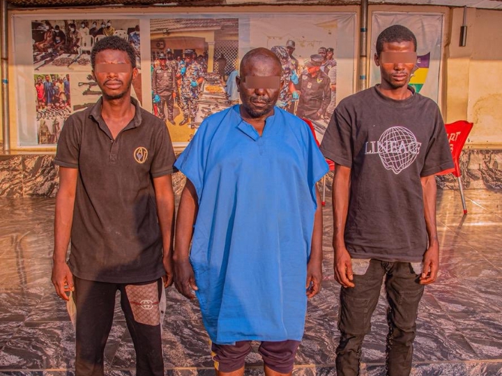 Police arrest son, accomplice over kidnap of father, recover AK-47 rifle 1 Police arrest son, accomplice over kidnap of father, recover AK-47 rifle
