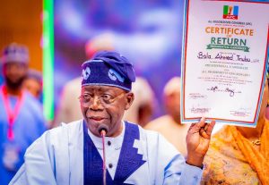 Tinubu accepts nomination as APC Presidential flagbearer for 2027 Elections 2 Tinubu Certificate of Return