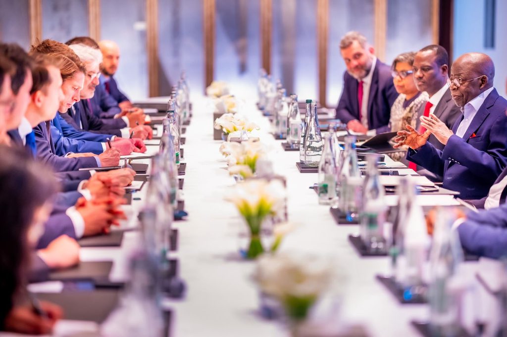 Tinubu engages global investors in Paris
