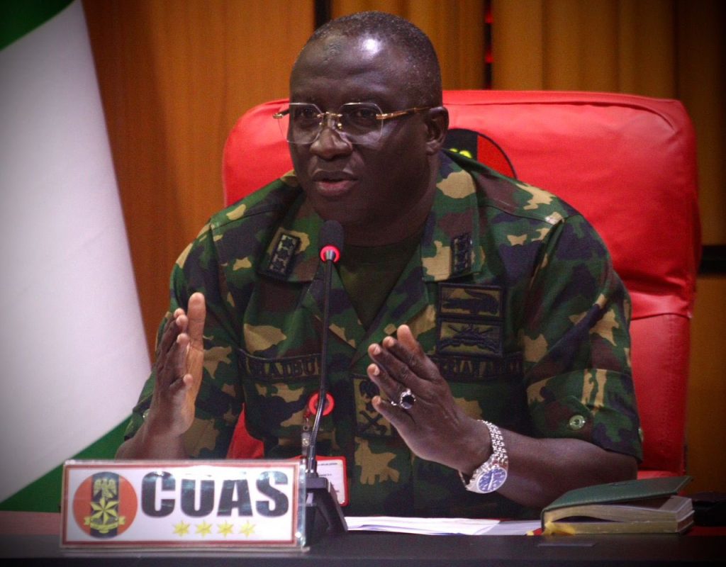 Chief of Army Staff (COAS) Shaibu Waidi