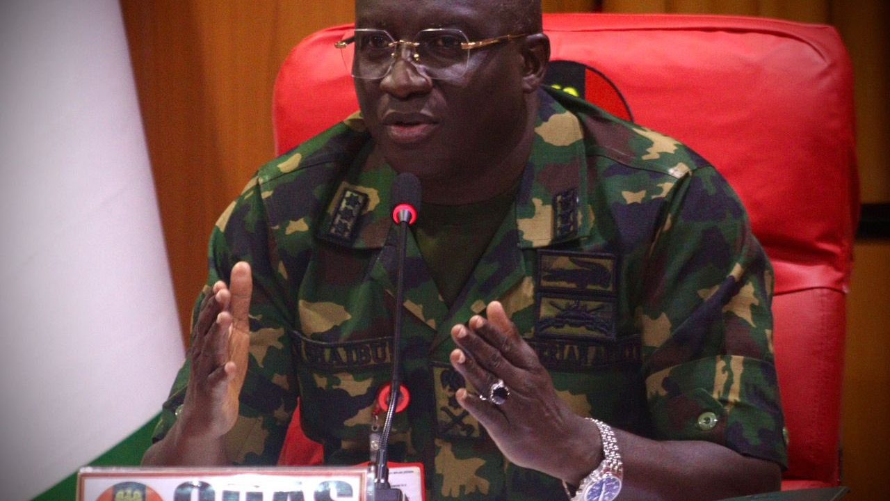 Chief of Army Staff (COAS) Shaibu Waidi