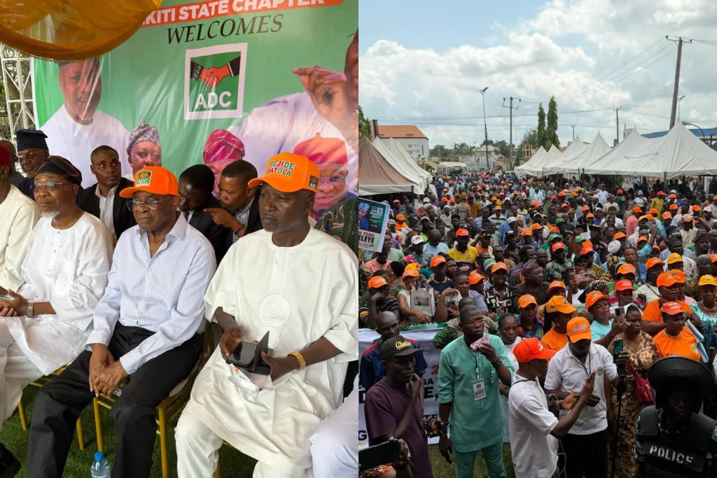 David Mark, Aregbesola lead ADC grand finale campaign ahead of Ekiti Governorship poll 1 David Mark, Aregbesola lead ADC grand finale campaign ahead of Ekiti Governorship poll