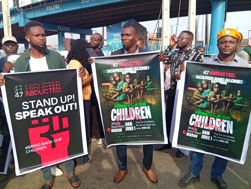 Ibadan protest erupts as NUT declares indefinite strike over abducted pupils, teachers 1 Ibadan protest erupts as NUT declares indefinite strike over abducted pupils, teachers